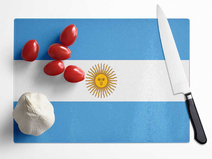 Argentina 1 Glass Chopping Board