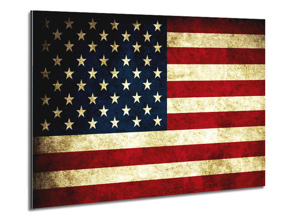 Grunge Flag Of America