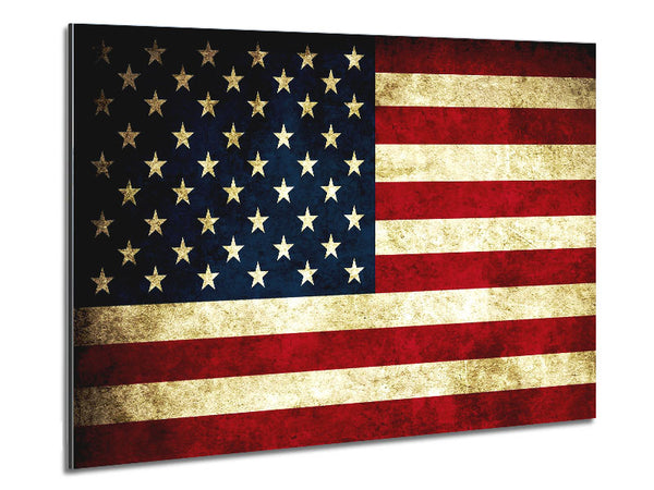 Grunge-Flagge von Amerika