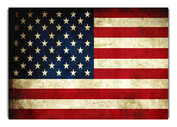 Grunge Flag Of America