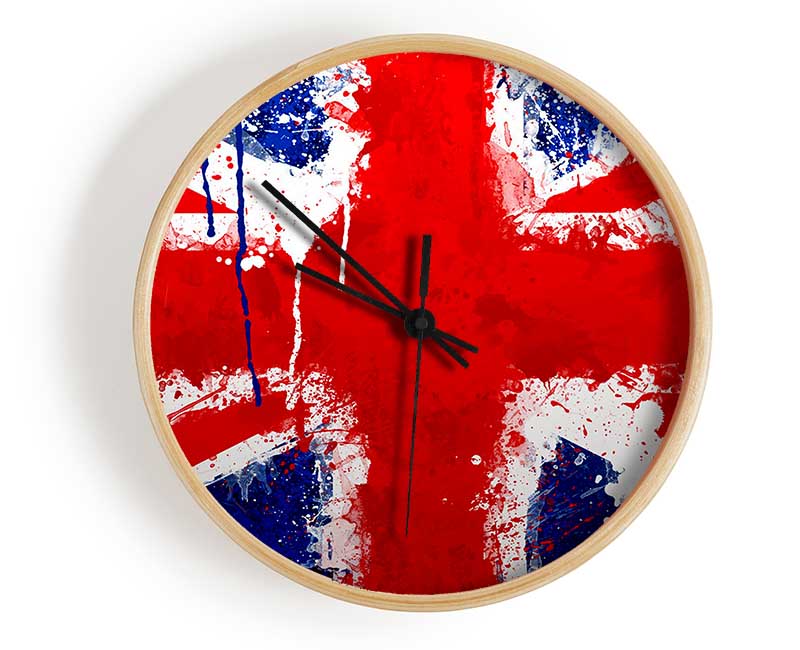 Uk Flag Clock - Wallart-Direct UK