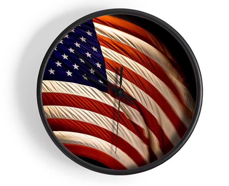 Flag Of America Clock - Wallart-Direct UK