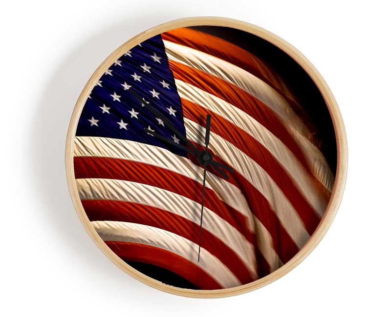 Flag Of America Clock - Wallart-Direct UK