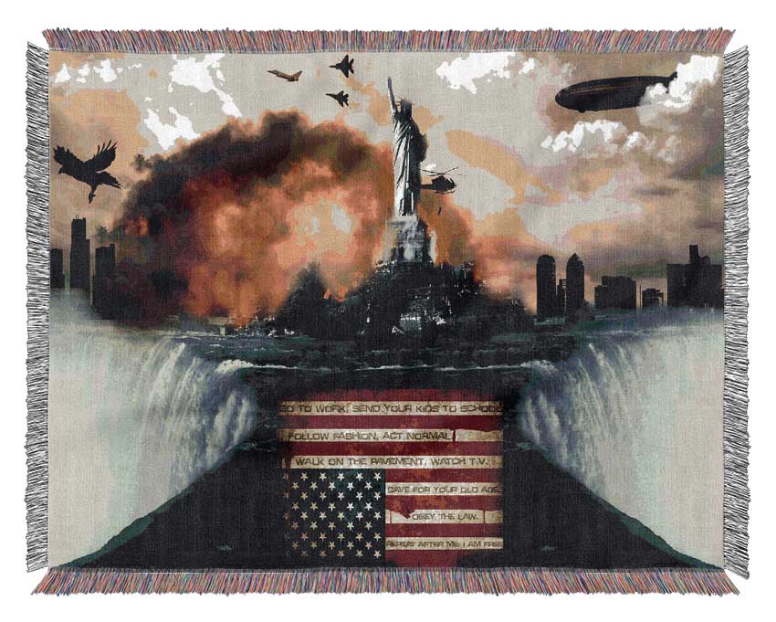 American Liberty Woven Blanket