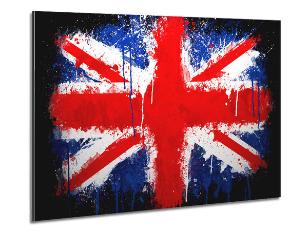 Grunge-Flagge Großbritannien