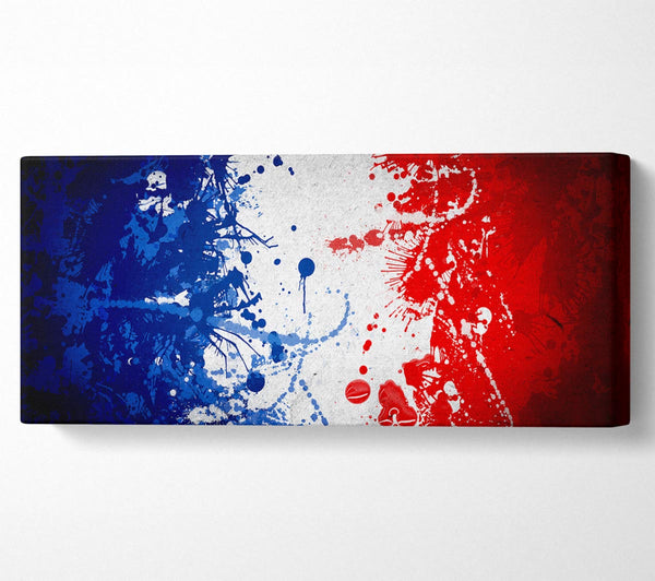 French Flag Grunge