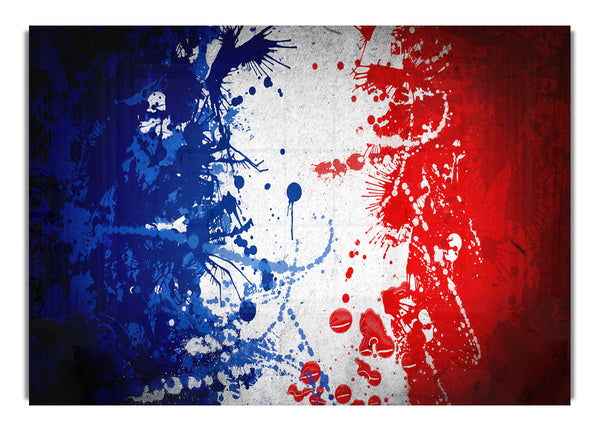 French Flag Grunge