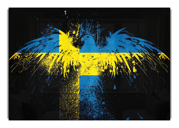 Swedish Flag Eagle
