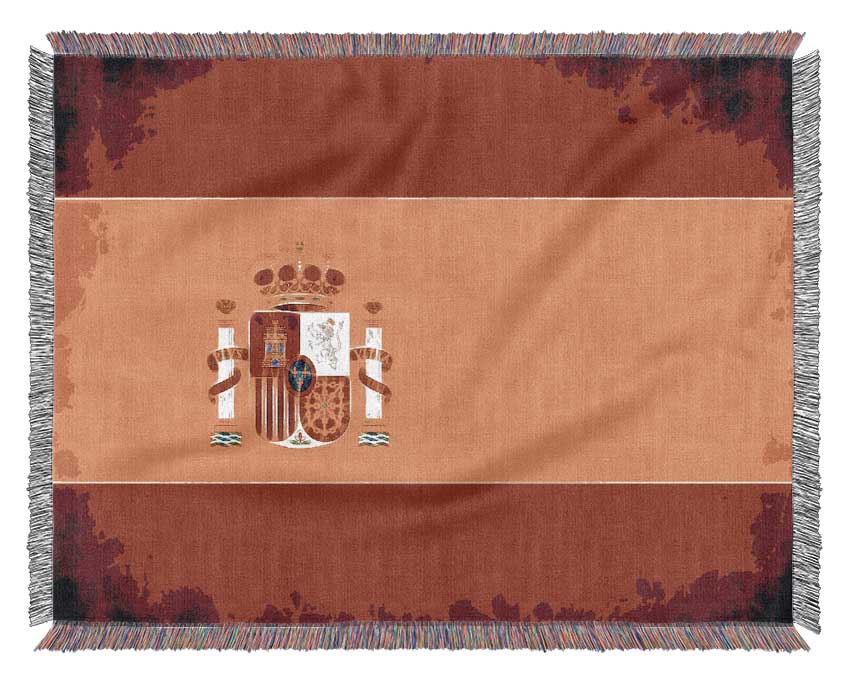 Spanish Flag Woven Blanket