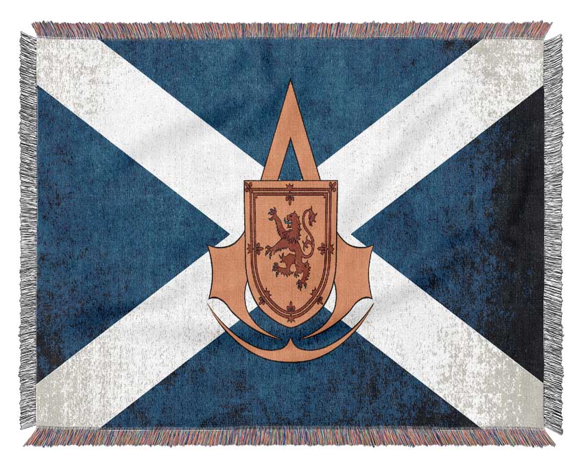 Scottish Guild Flag Woven Blanket