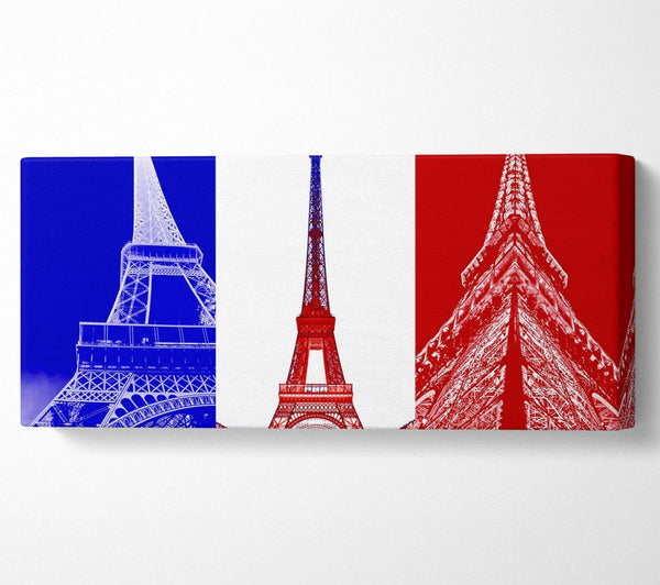 Eiffel Tower French Colours