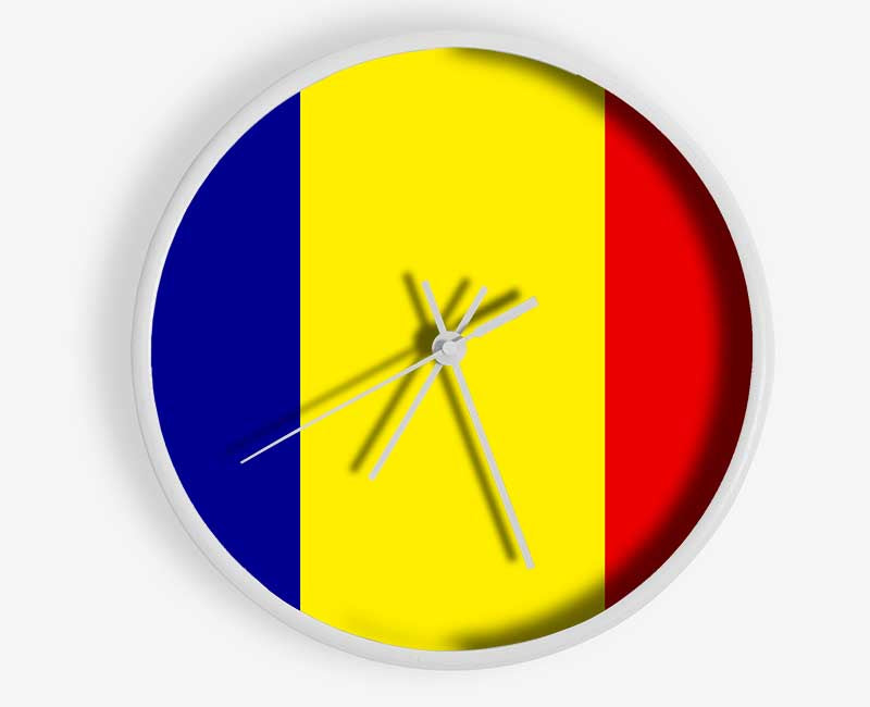 Romania Clock - Wallart-Direct UK