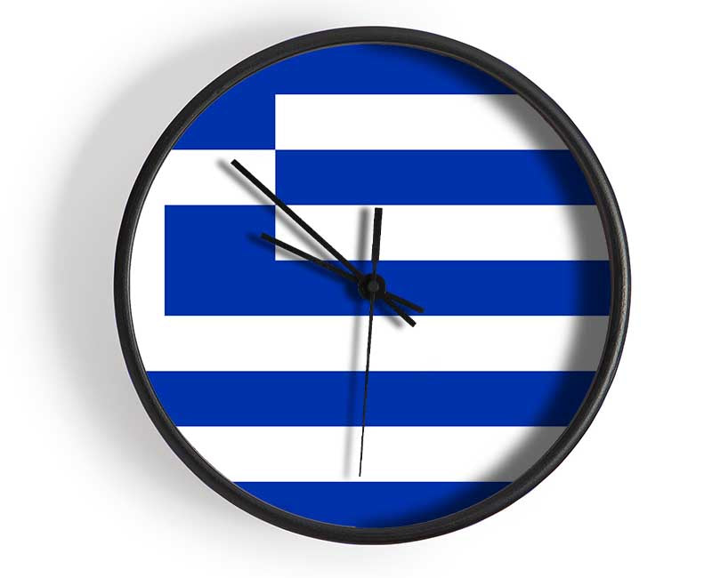 Greece Clock - Wallart-Direct UK