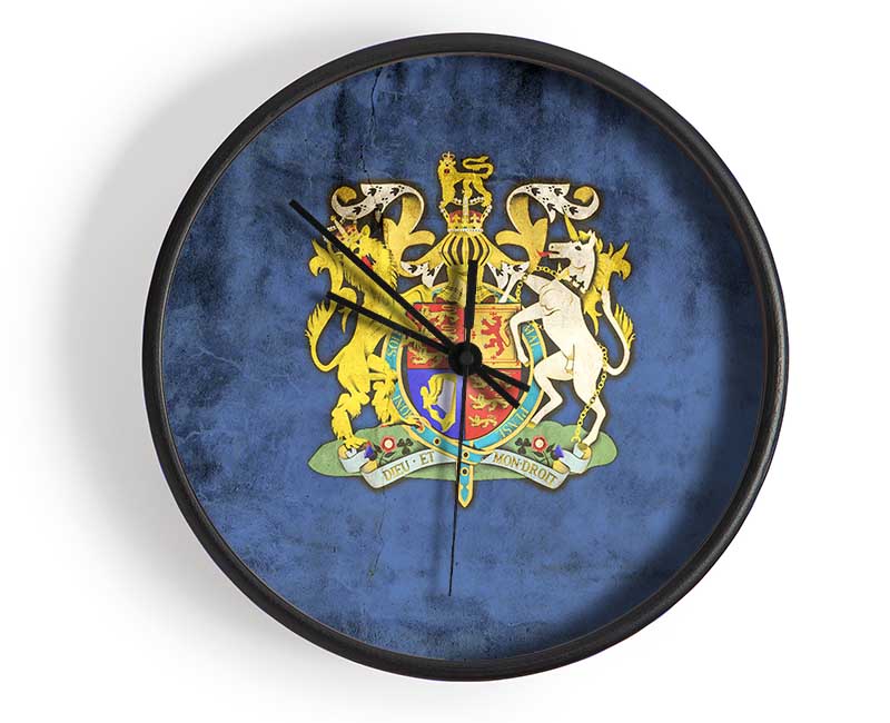 England Coat Of Arms Clock - Wallart-Direct UK