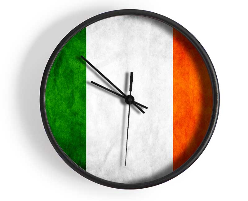Irish Flag Clock - Wallart-Direct UK
