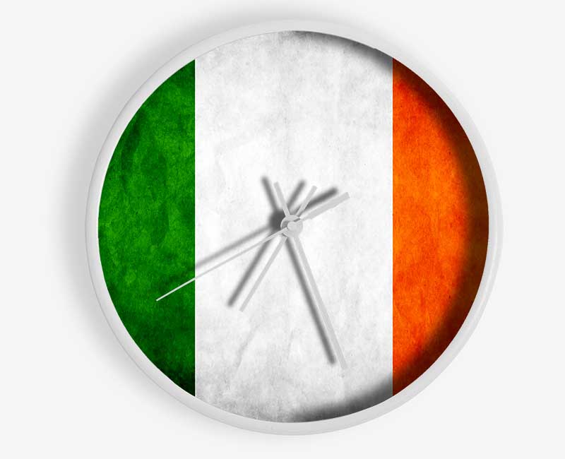 Irish Flag Clock - Wallart-Direct UK