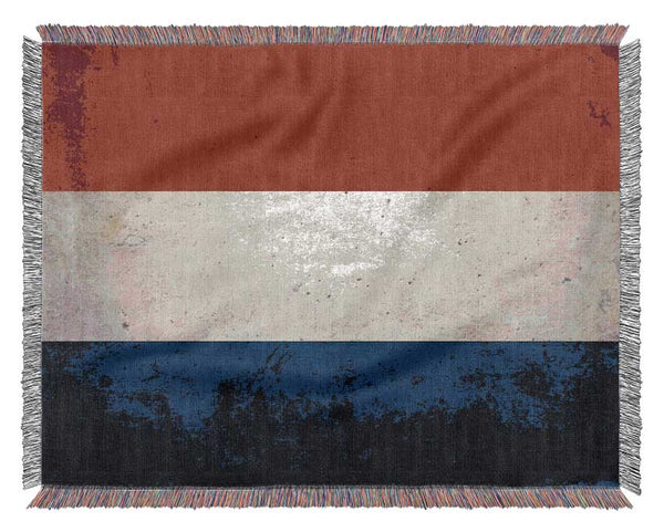 Netherland Flag Woven Blanket