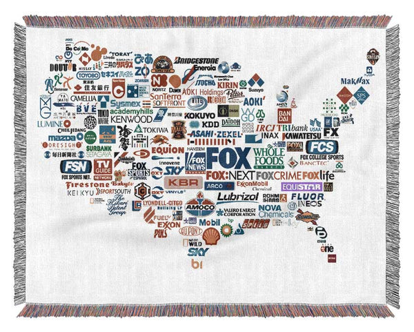 Usa Brands Woven Blanket