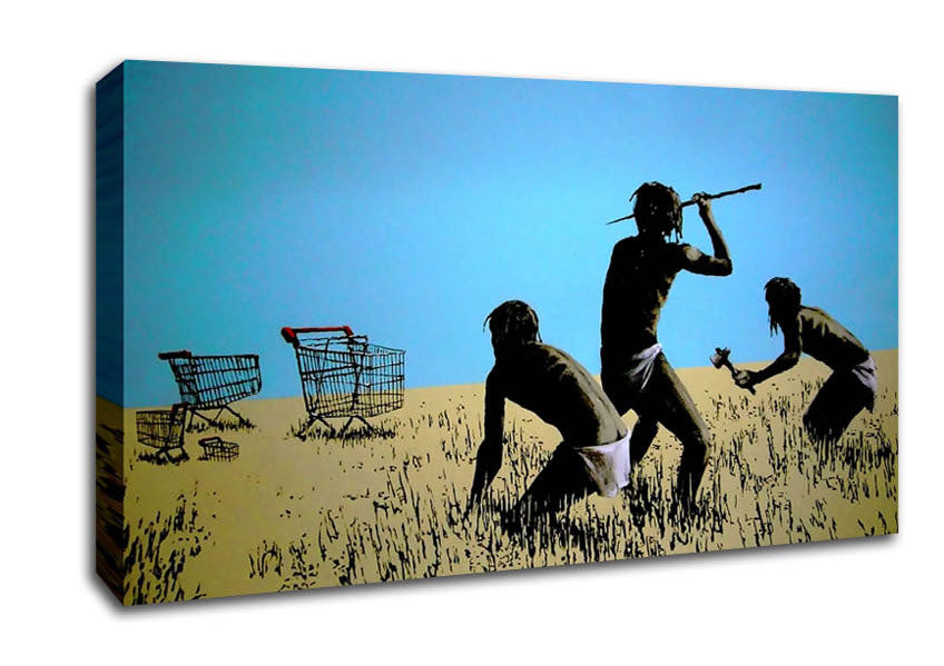 Picture of Trolley Hunters Wide Canvas Wall Art