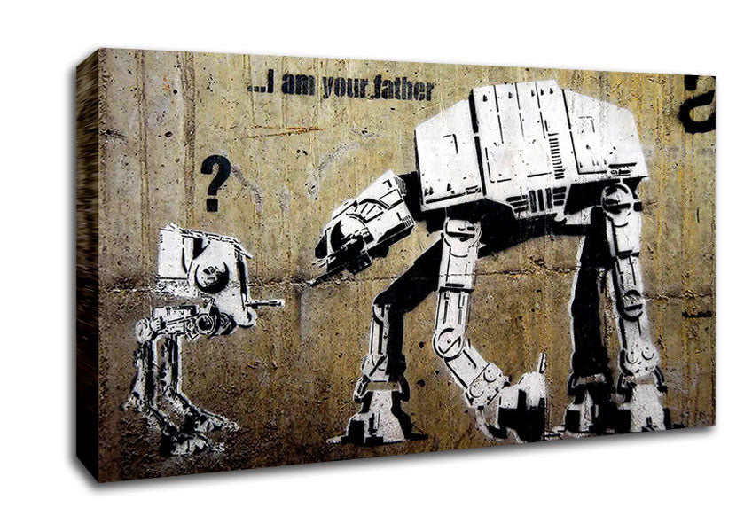 Picture of Atat I Am Your Father Wide Canvas Wall Art