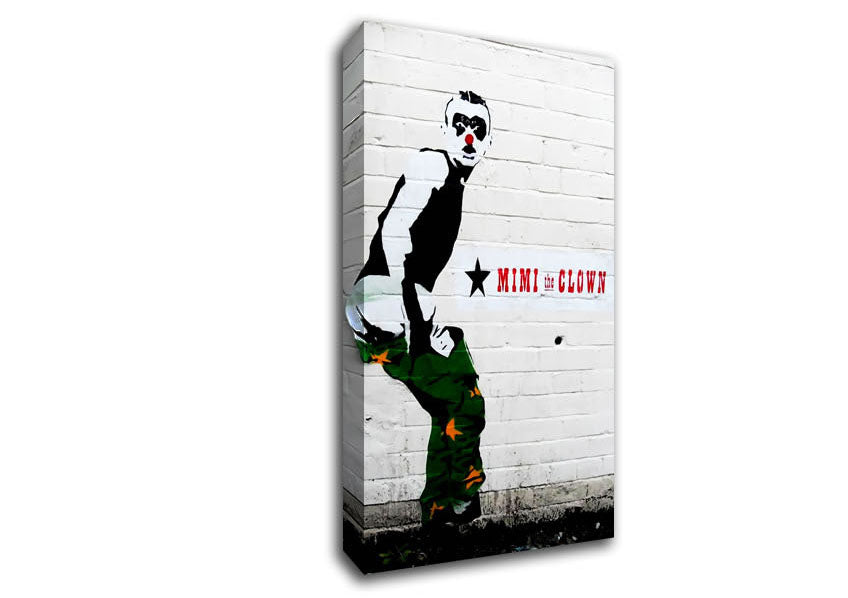 Picture of Clown Wide Canvas Wall Art
