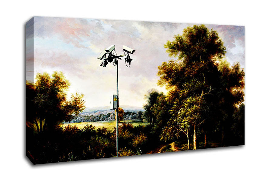 Picture of Countryside Cctv Wide Canvas Wall Art