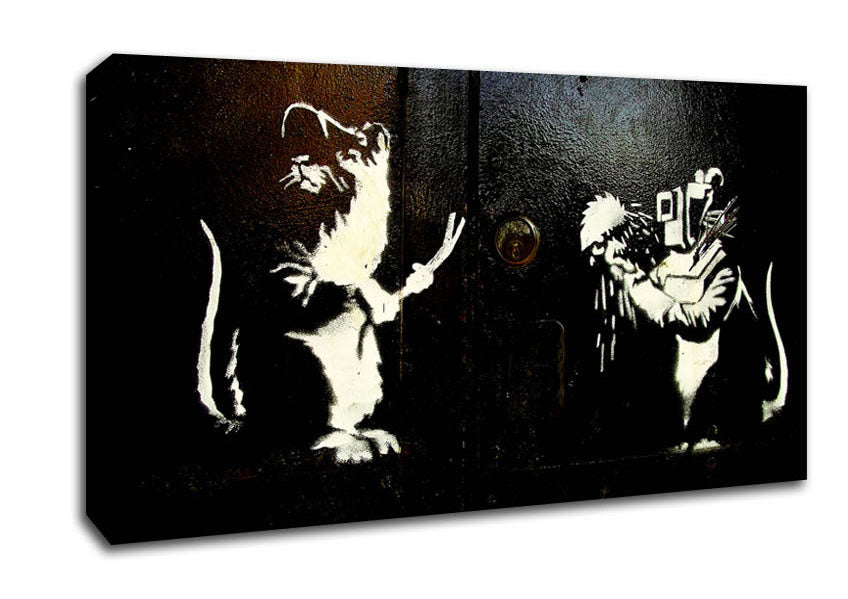 Picture of Crooked Rats Wide Canvas Wall Art