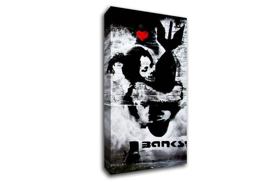 Picture of Hugging The Bomb Wide Canvas Wall Art