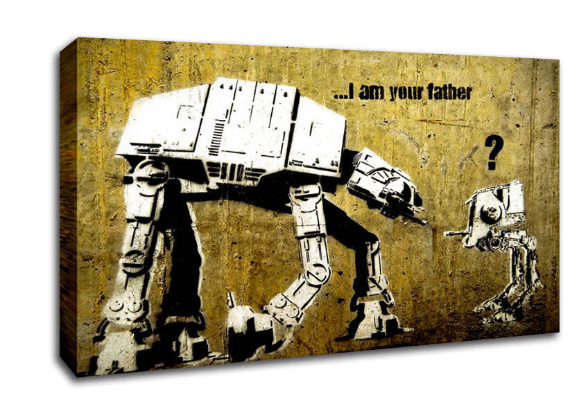 Picture of I Am Your Father Wide Canvas Wall Art