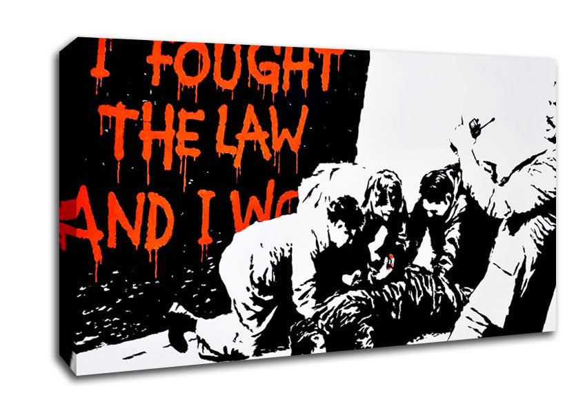 Picture of I Fought The War And I... Wide Canvas Wall Art