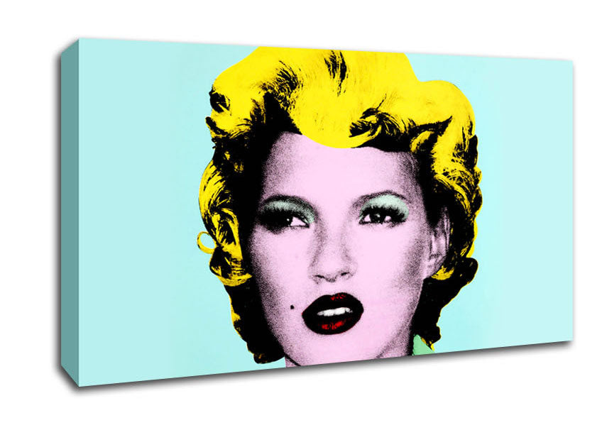 Picture of Kate Moss Wide Canvas Wall Art