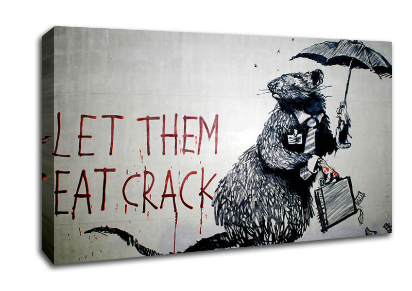 Picture of Let Them Eat Crack Wide Canvas Wall Art