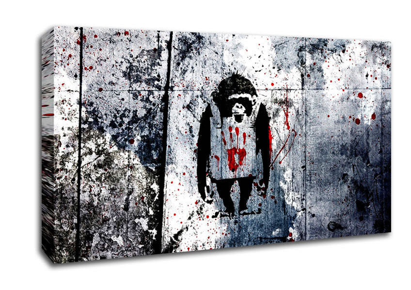 Picture of Monkey Wide Canvas Wall Art