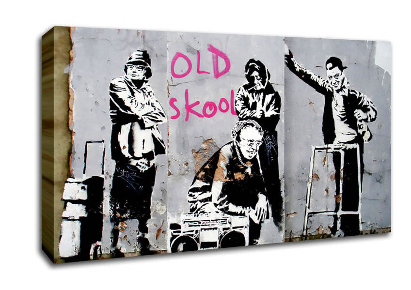 Picture of Old Skool Wide Canvas Wall Art