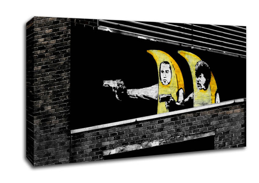 Picture of Pulp Fiction Banana Suits Wide Canvas Wall Art
