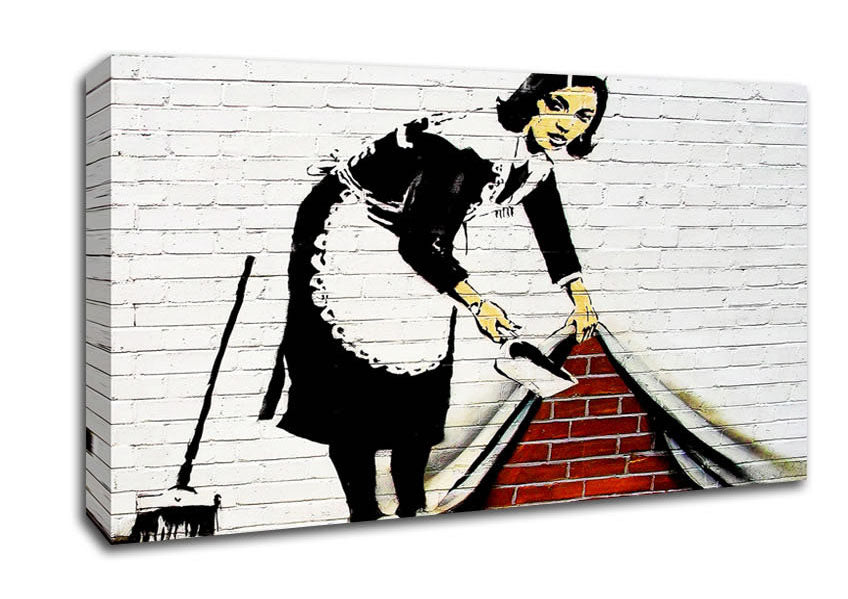 Picture of Sweep It Under The Carpet Wide Canvas Wall Art