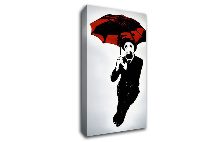 Picture of Bankers Gas Mask~~ Wide Canvas Wall Art