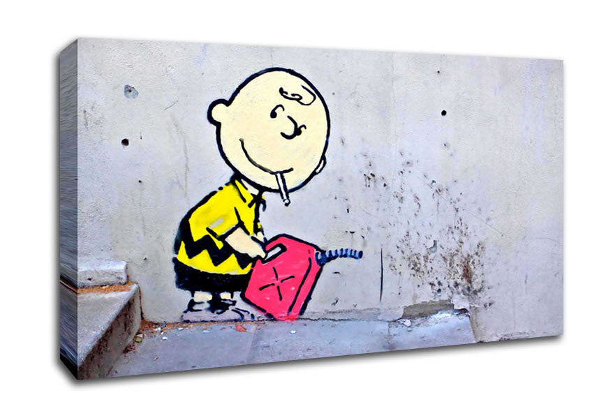 Picture of Charlie Brown Wide Canvas Wall Art