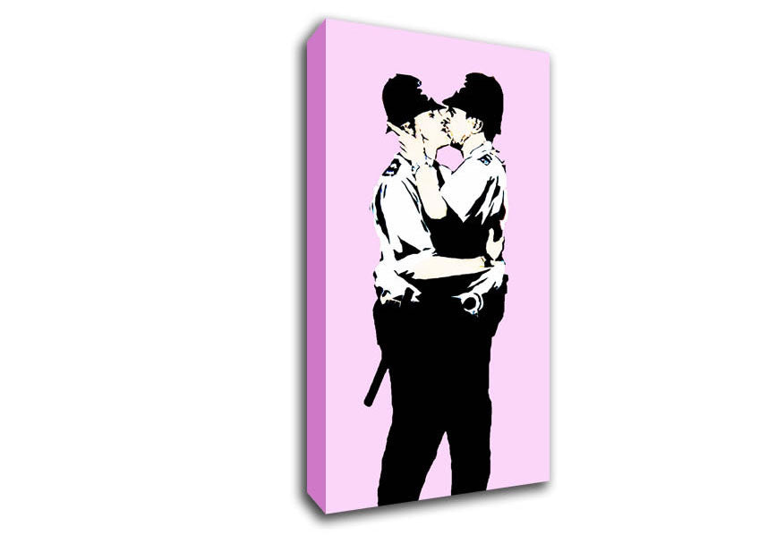Picture of Bent Coppers Pink Wide Canvas Wall Art