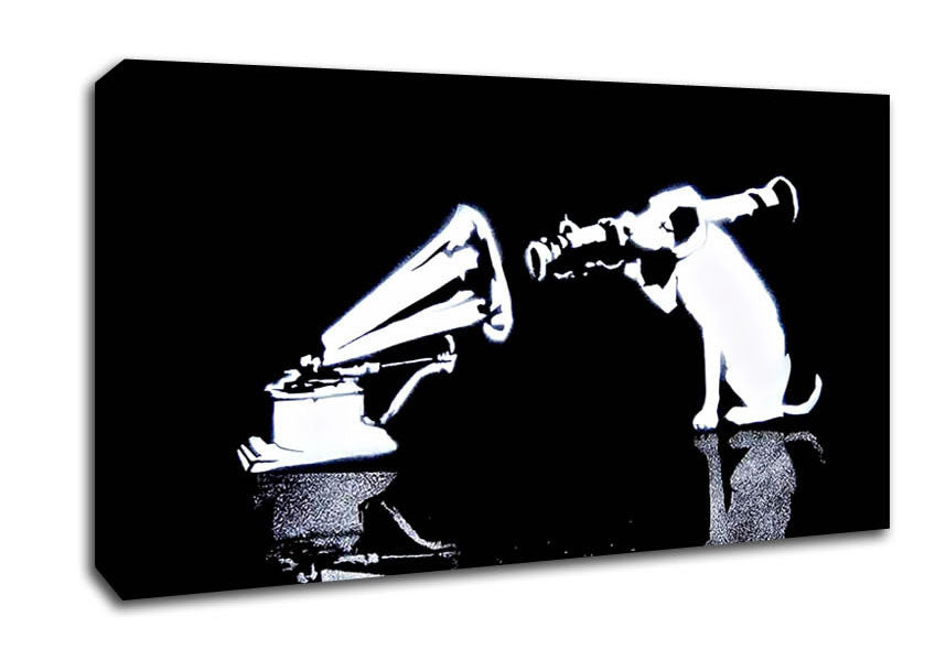 Picture of Hmv Dog Missile Wide Canvas Wall Art