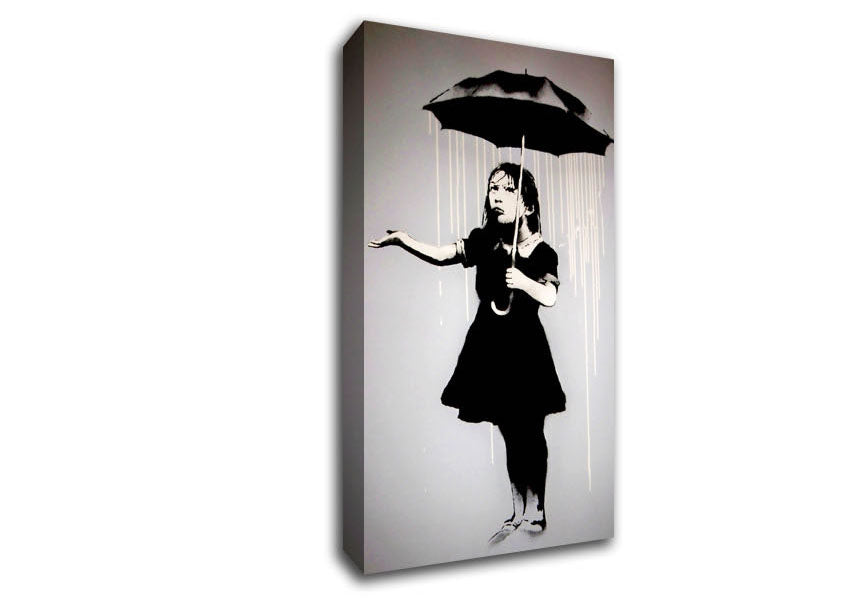 Picture of Liquid Rain Wide Canvas Wall Art