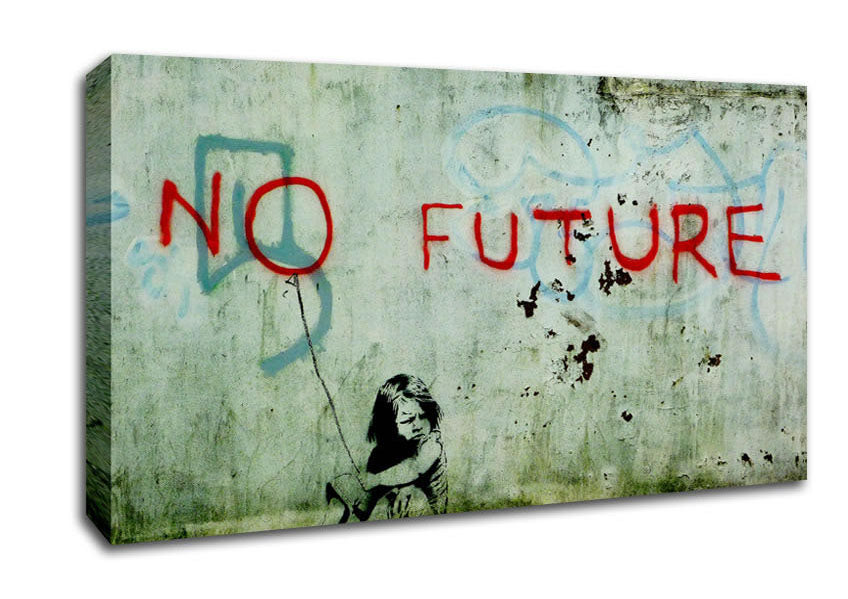 Picture of No Future Clean Wide Canvas Wall Art