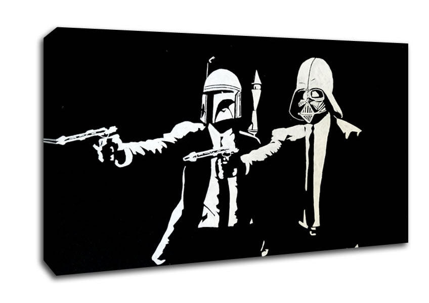 Picture of Star Wars Pulp Fiction Wide Canvas Wall Art