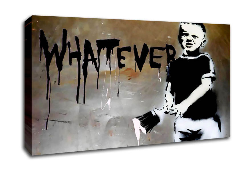 Picture of Whatever Kid Wide Canvas Wall Art