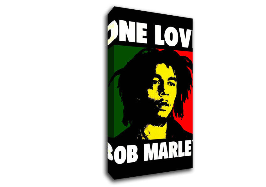 Picture of Bob Marley One Love Wide Canvas Wall Art