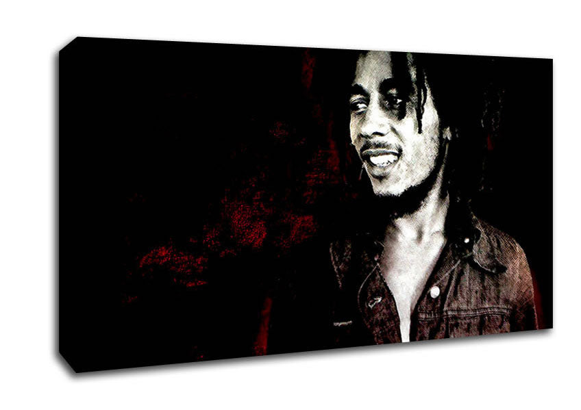 Picture of Bob Marley Hero Wide Canvas Wall Art