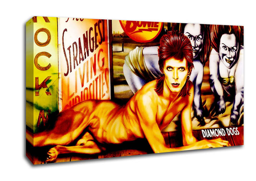 Picture of David Bowie Diamond Dogs Wide Canvas Wall Art