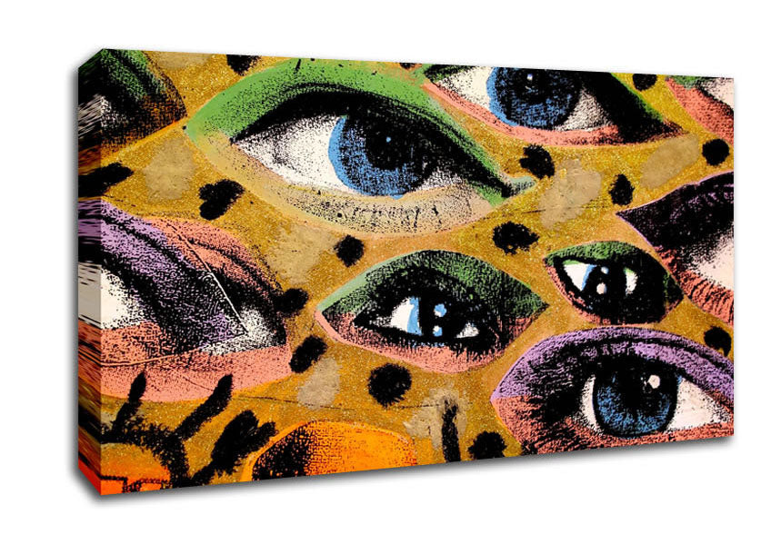 Picture of All Eyes On You Wide Canvas Wall Art