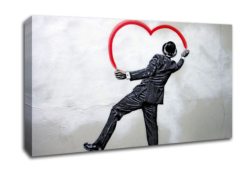 Picture of Business Love Wide Canvas Wall Art