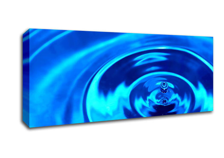Picture of Droplet In The Centre Panoramic Canvas Wall Art
